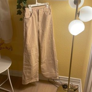 super cute wide leg corduroy jeans! super cute for fall and winter!